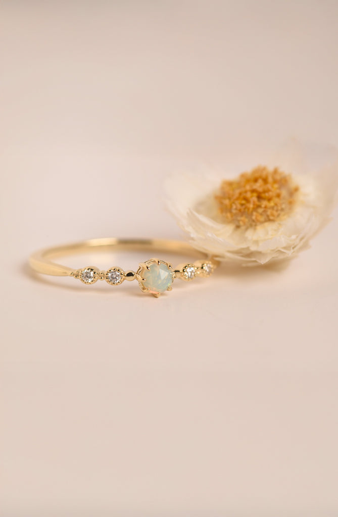 K10 Opal Rings