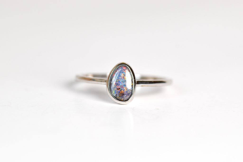 Boulder Opal Ring | Michelle Yuen Jewelry