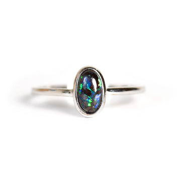 Boulder Opal Ring - Tahiti