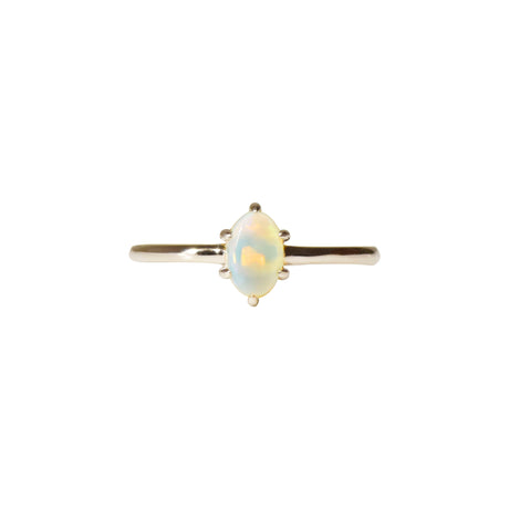 Aristophanes Opal Band in Sterling Silver