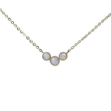 Bliss Milky Opal Necklace