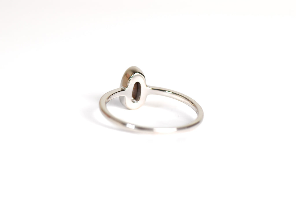 Bora Bora Boulder Opal Ring in Sterling Silver - Back View