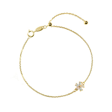 Hana Opal Bracelet in Yellow Gold