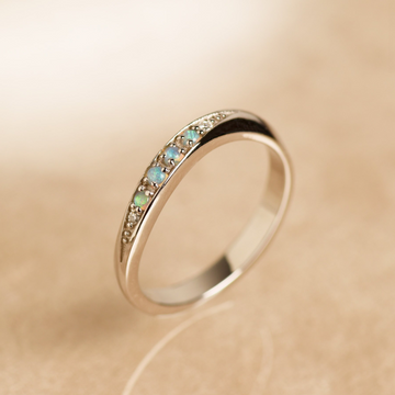 Serenus Opal Band Ring