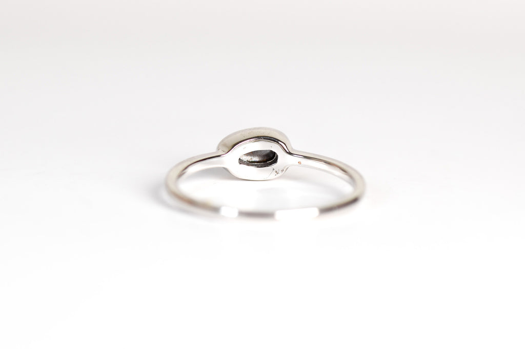 Phuket Boulder Opal Ring in Sterling Silver - Back View