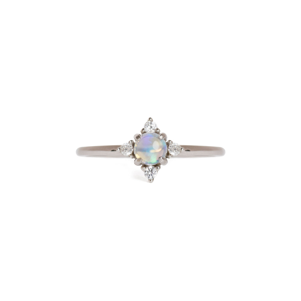 Starlike Opal Ring