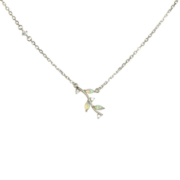 Branch Opal Necklace in Sterling Silver