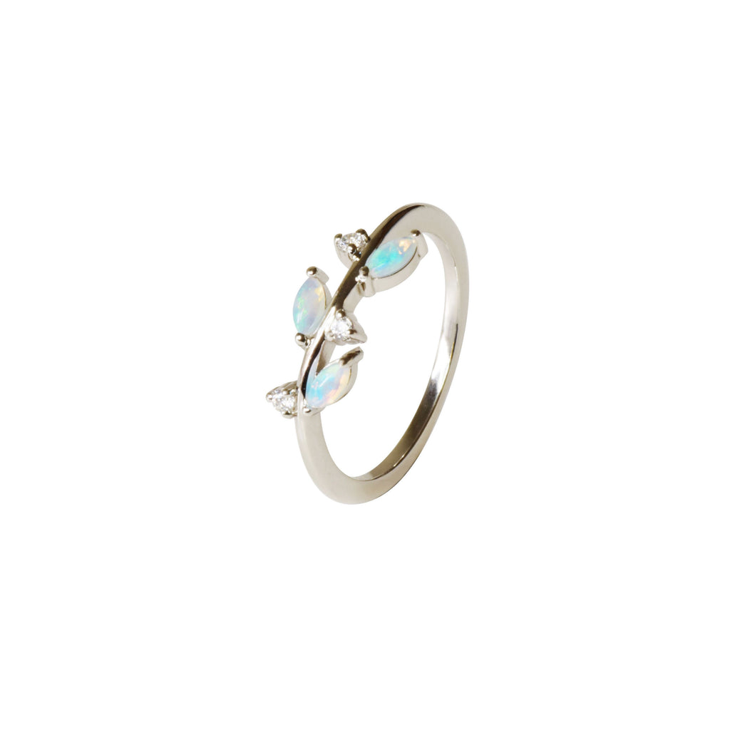 Branch Opal Ring in Sterling Silver