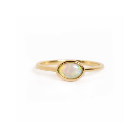 Oasis Opal Ring in Yellow Gold